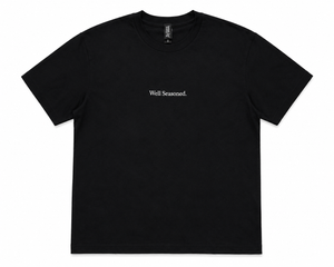 Black "Well Seasoned" T-Shirt