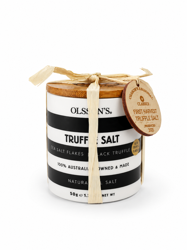 Olsson's First Harvest Truffle Salt Stoneware Jar 50g