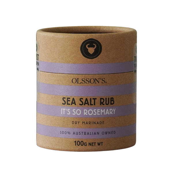 It's So Rosemary Salt Rub Kraft Canister 100g