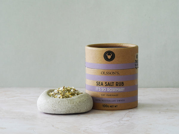 It's So Rosemary Salt Rub Kraft Canister 100g