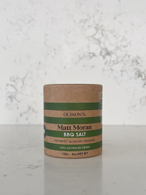 Olsson's x Matt Moran BBQ Salt Kraft canister 110g