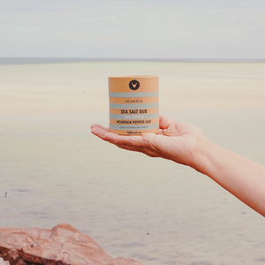 Saltbush & Mountain Pepper Leaf Salt Rub Kraft Canister 120g