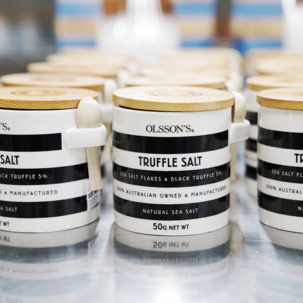 Olsson's First Harvest Truffle Salt Stoneware Jar 50g