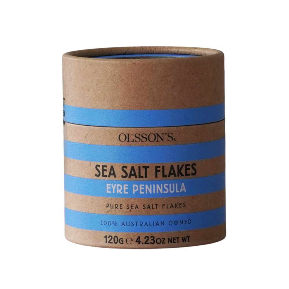 Sea Salt Flakes Kraft Canister 120g