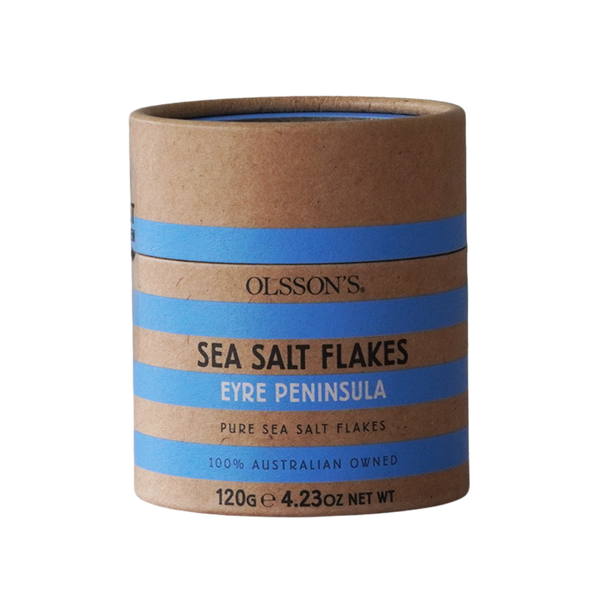 Sea Salt Flakes Kraft Canister 120g
