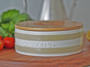 Salt Keeper with Bamboo Lid