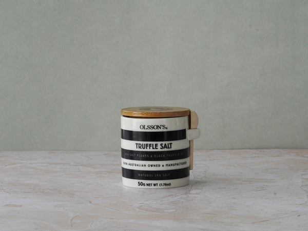 Olsson's First Harvest Truffle Salt Stoneware Jar 50g