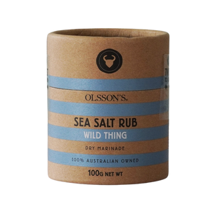 Olsson's Wild Thing Sea Salt Rub Kraft Canister 100g