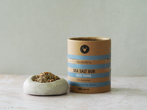 Olsson's Wild Thing Sea Salt Rub Kraft Canister 100g