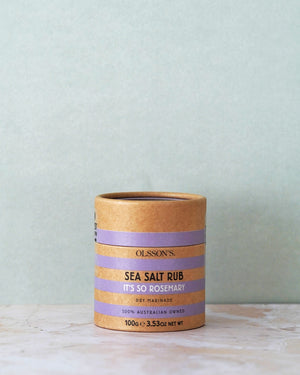 It's So Rosemary Salt Rub Kraft Canister 100g