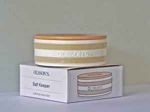 Salt Keeper with Bamboo Lid