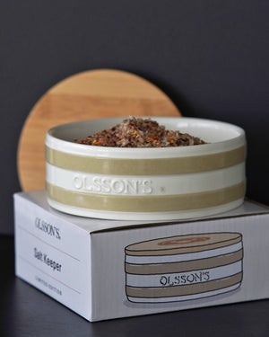 Salt Keeper with Bamboo Lid