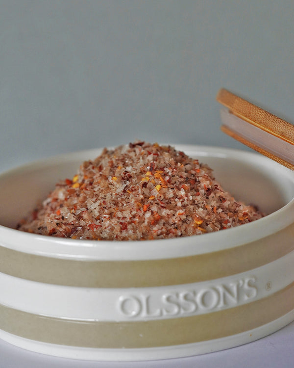 Salt Keeper with Bamboo Lid